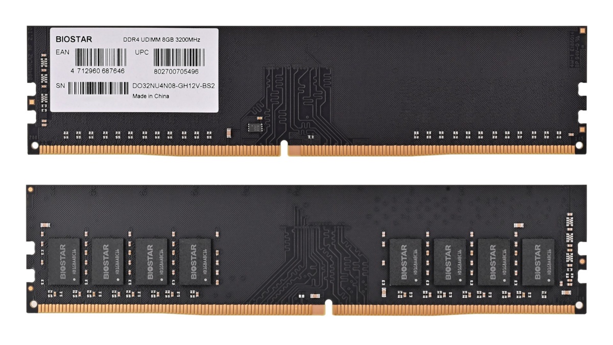 Biostar mälu DDR4 8GB 3200MHz DO32NU4N08