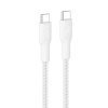 Belkin laadimiskaabel USB-C/USB-c cable 240W 3m geflochten, valge CAB025hq3MWH