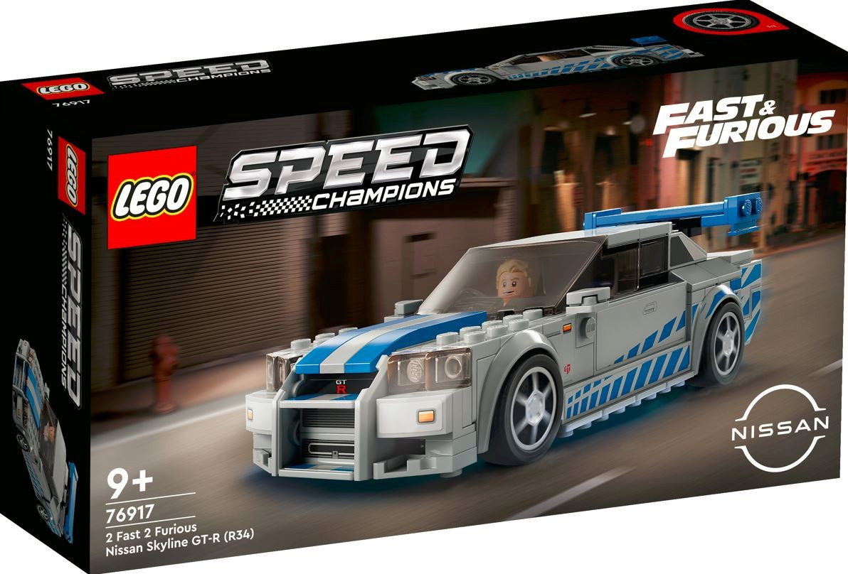 Lego klotsid Speed Champions 76917 2 Fast 2 Furious Nissan Skyline GT-R (R34) 