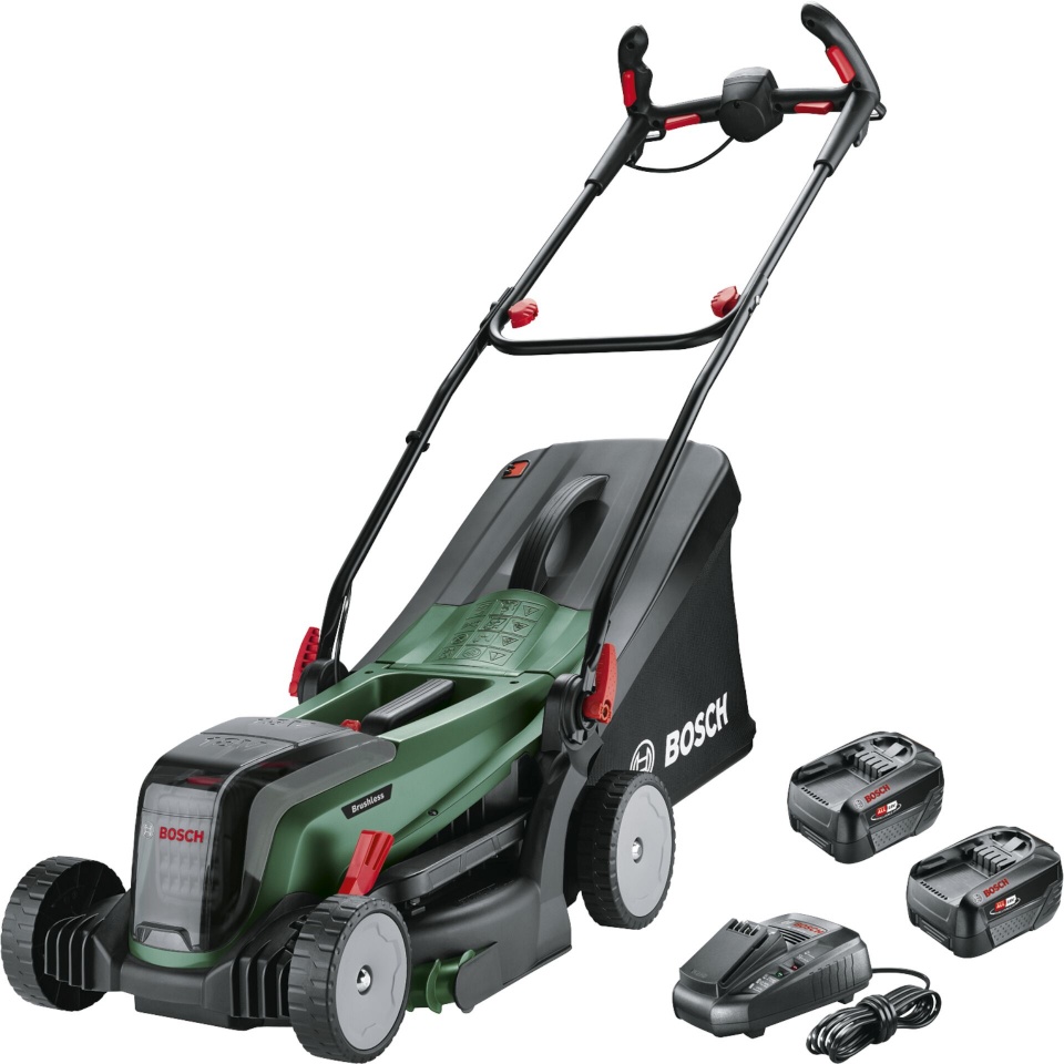 Bosch muruniiduk 18V-37-550 UniversalRotak Cordless Lawn Mower, roheline/must