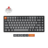 Keychron K2 Max RGB Aluminum - US Layout - Hot-Swappable Gateron Super punane Wireless Keyboard