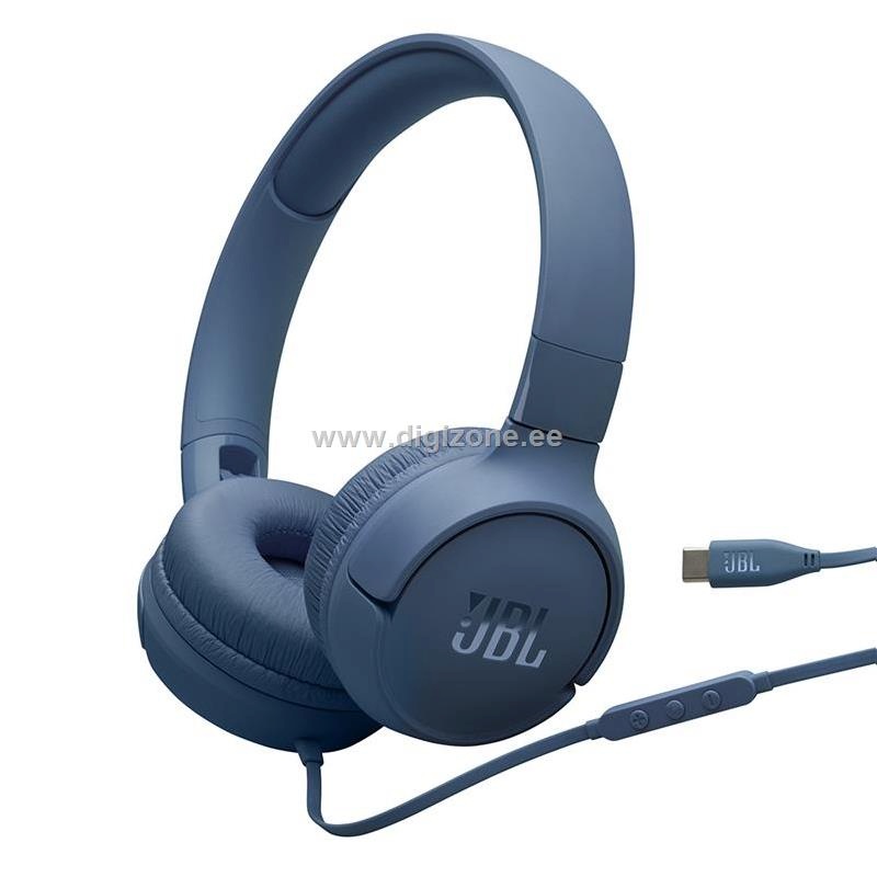 JBL kõrvaklapid T520C, On-Ear Headphones, sinine