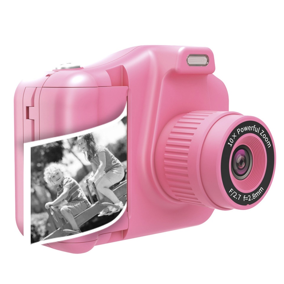 Denver polaroid kaamera Kids Camera with Printer KPC-1370, roosa