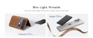 Baseus LiPo PowerBank 5000mAh 20W Wireless Qi Charger (15W), with Magsafe Black Ultra-slim PicoGo AM41