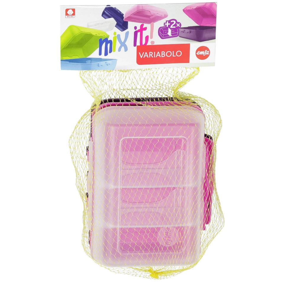 Emsa toidukarp Variabolo 4-tk Girls-Set roosa 517052