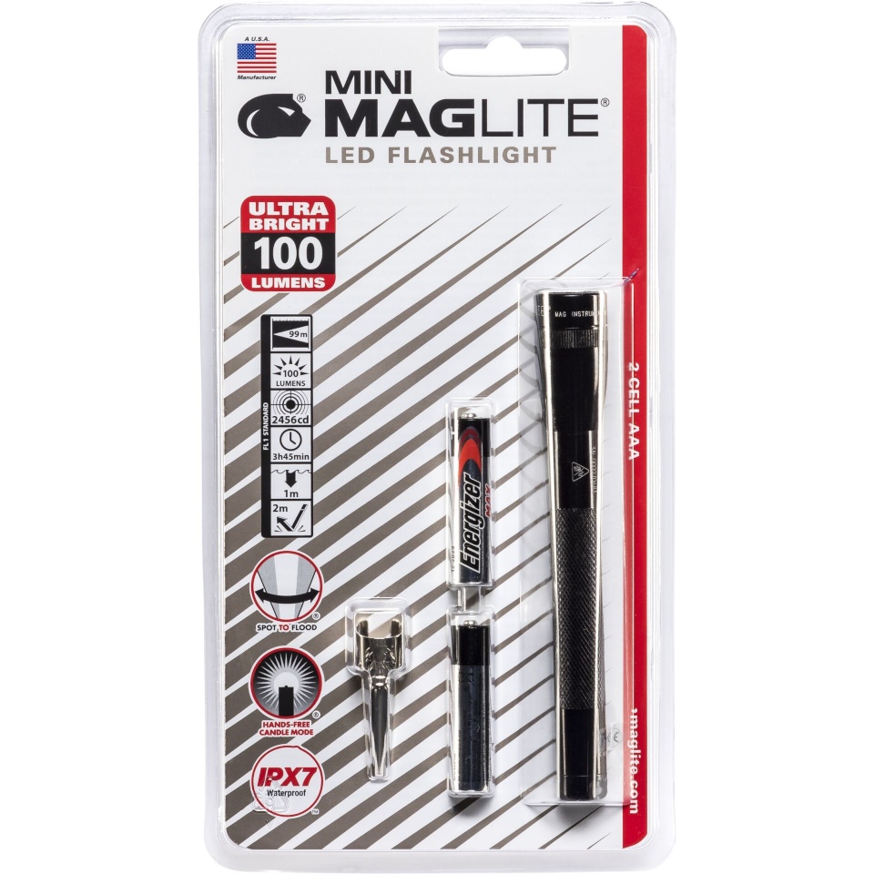 Maglite taskulamp Mini-Mag LED AAA Mini Flashlight, must