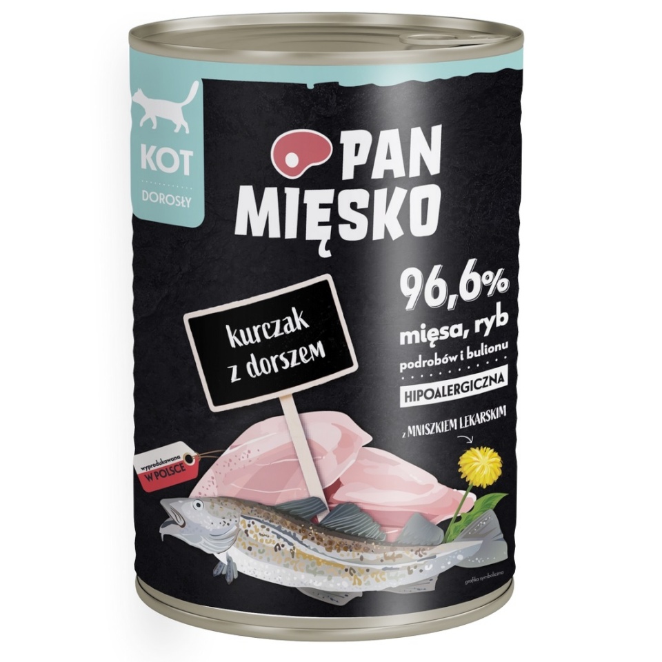 Pan Mięsko kassitoit Chicken with Cod, 400g