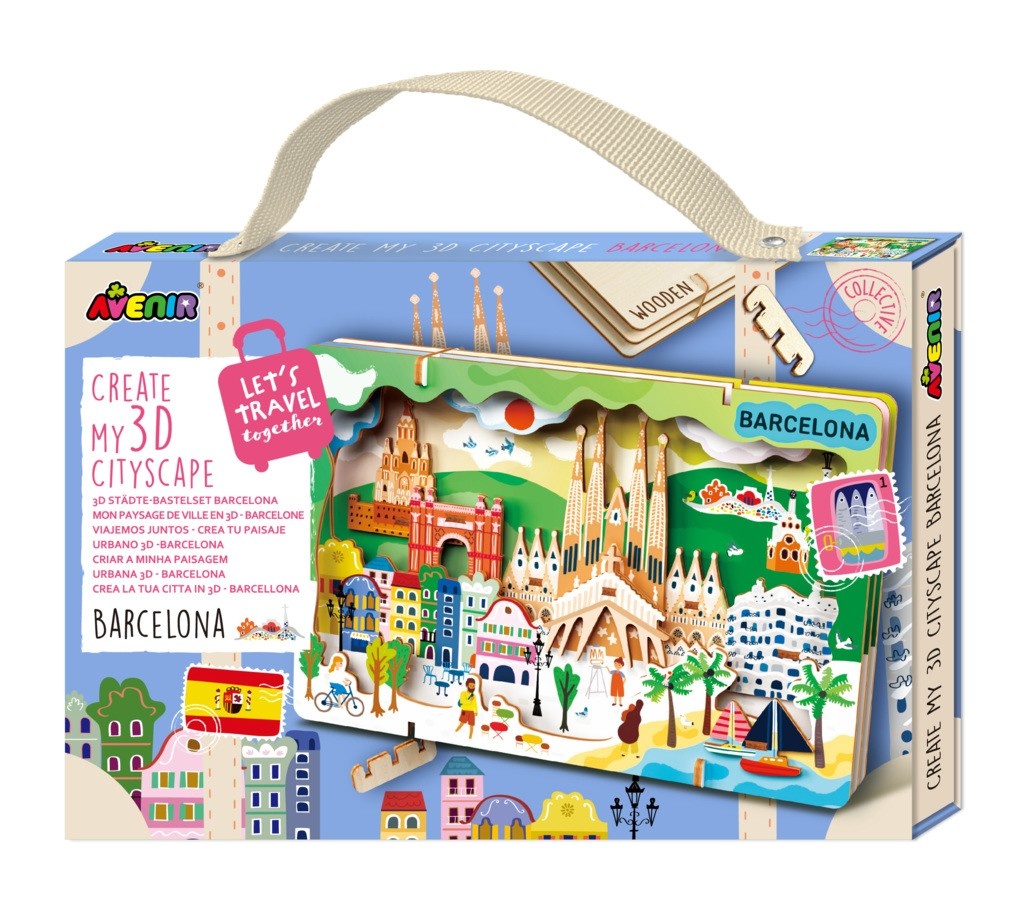 MG DYSTRYBUCJA pusle Create an urban landscape 3D - Barcelona