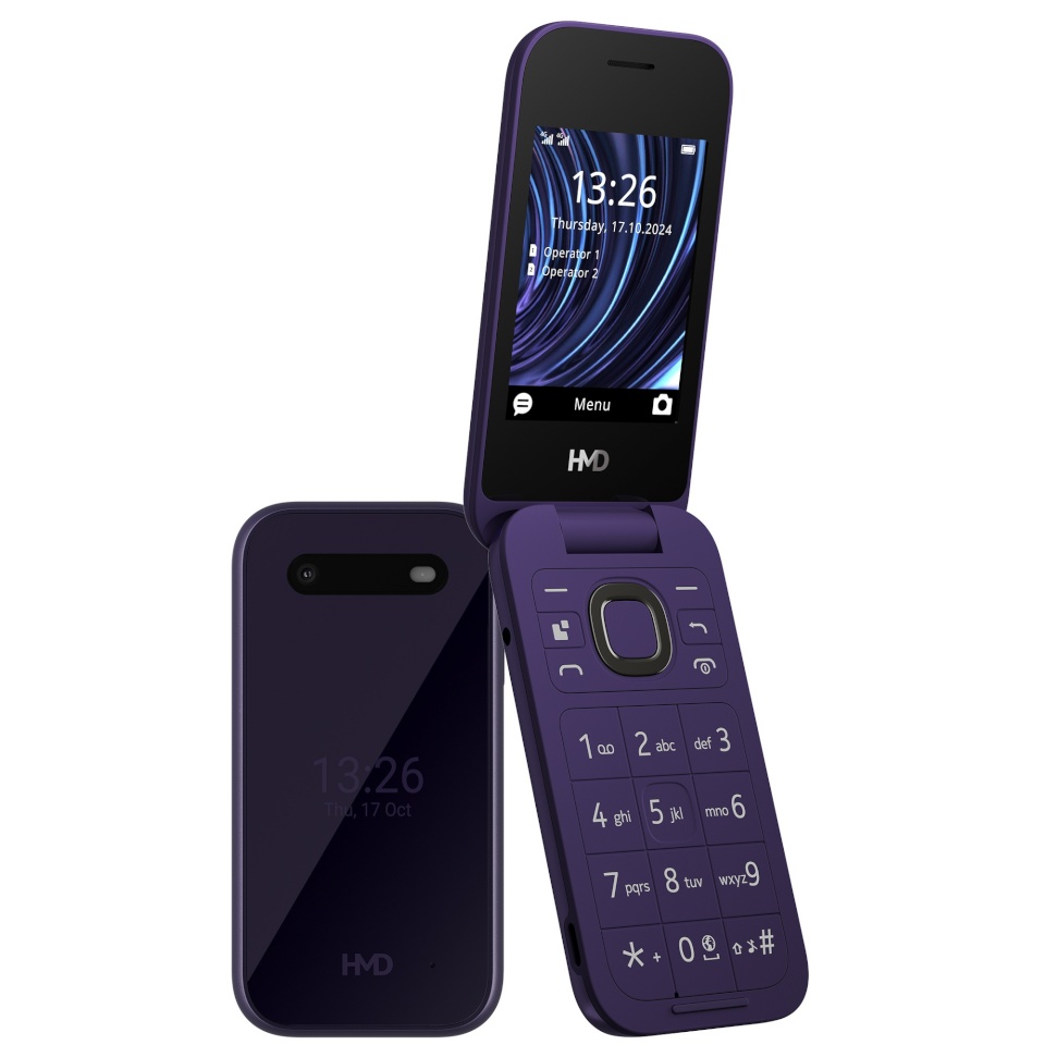 Nokia mobiiltelefon HMD 2660 FLIP TA-1711 DS EU_NOR violetne