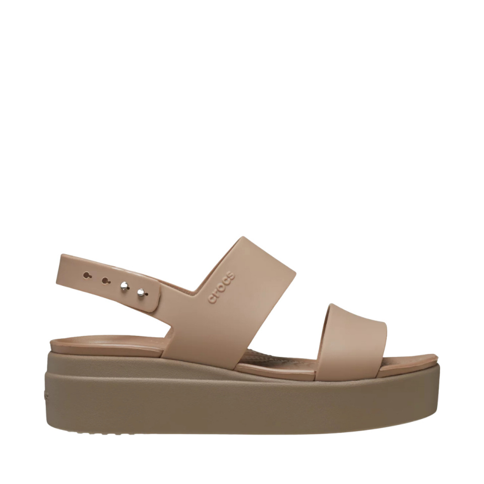 Crocs sandaalid naistele Brooklyn Low Wedge beež 206453 2EL suurus 38-39