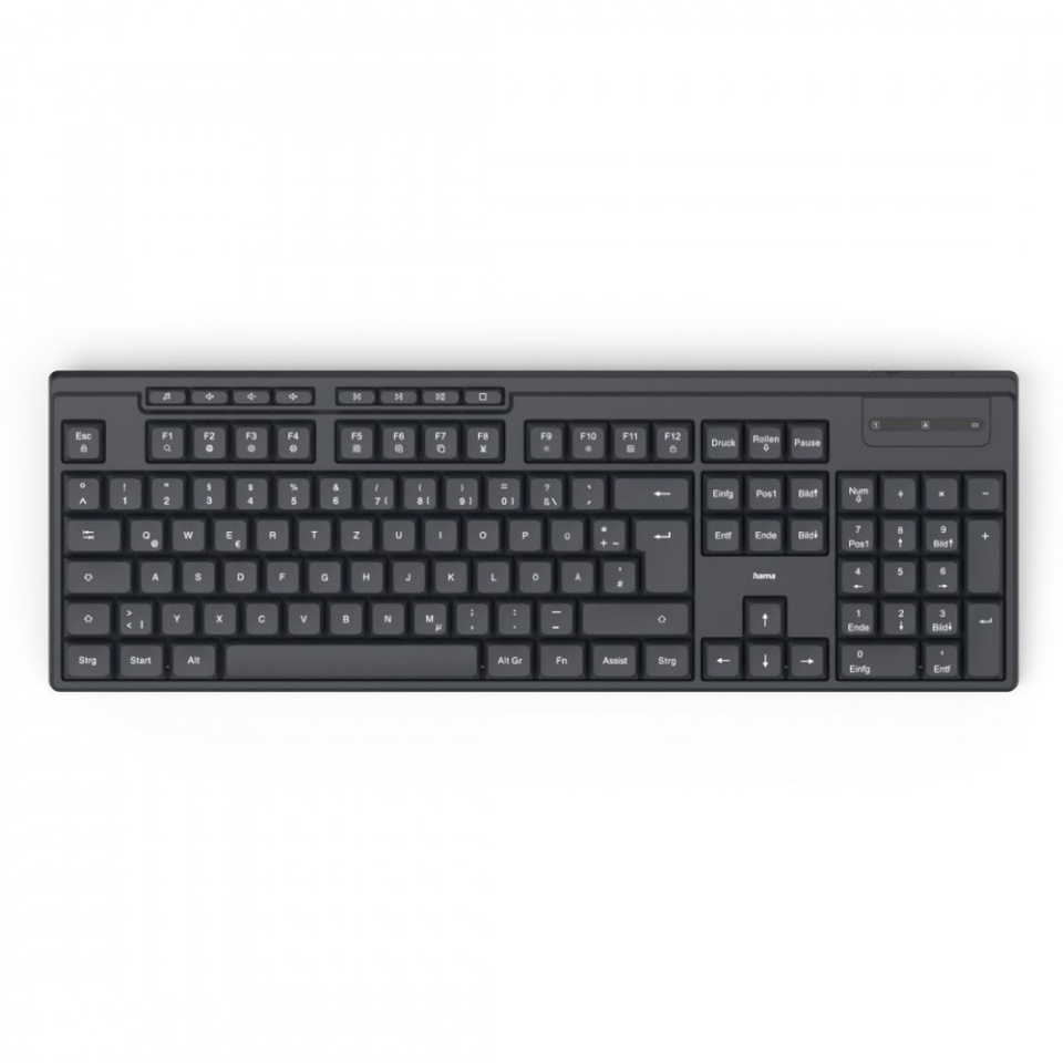 Hama klaviatuur Wireless Keyboard WK-200 must