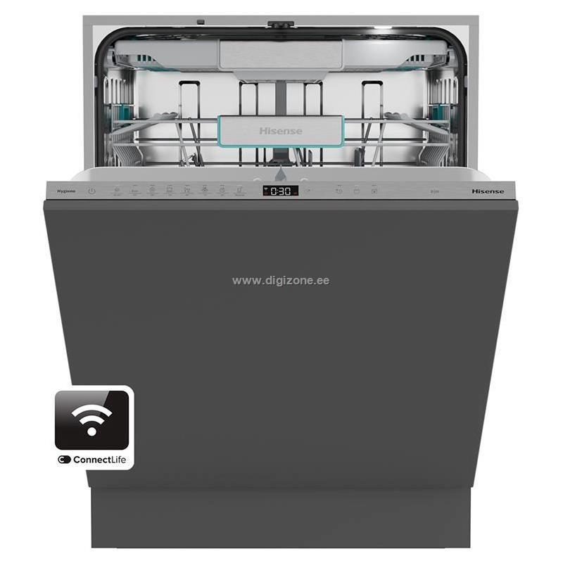 Hisense integreeritav nõudepesumasin HV673B66 Built-In Dishwasher, 60cm, hõbedane