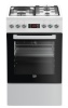 Beko gaasipliit elektriahjuga FSE53320DWCS Gas Cooker, valge