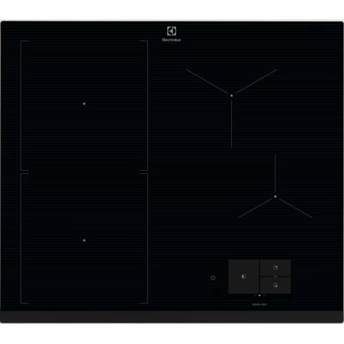 Electrolux pliidiplaat EIS6949 4 x induktsioon, 60cm, Hob2Hood, faasitud esiserv, must