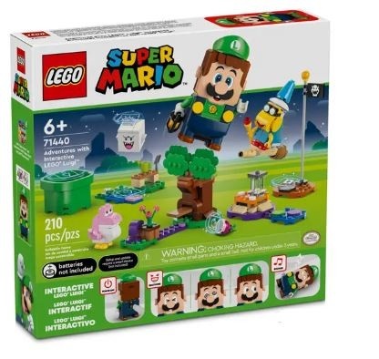 LEGO klotsid 71440 Super Mario Abenteuer mit dem interaktiven LEGO Luigi