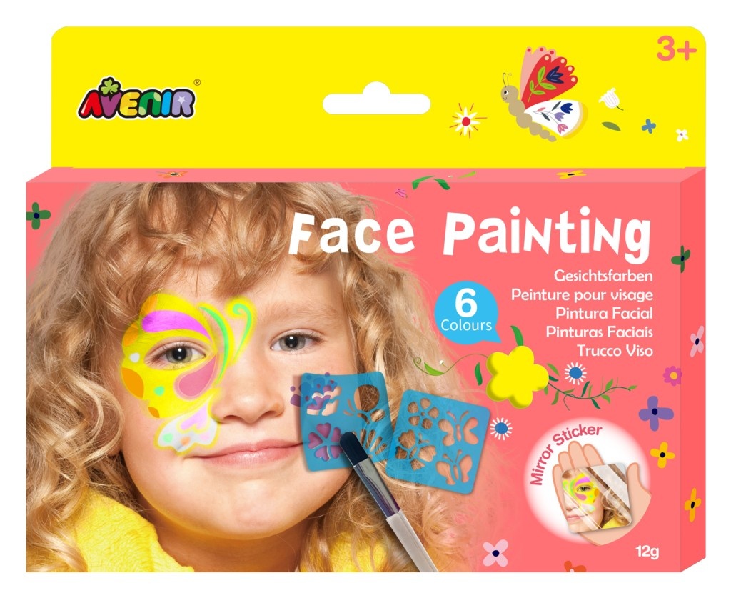 Mg Dystrybucja Face painting - Butterfly 6 colors