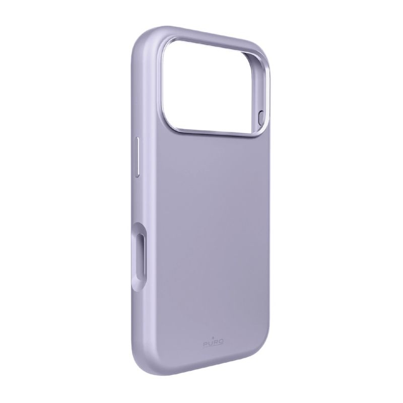 Puro Icon Mag Pro Liquid Silicone Case for iPhone 17 Pro, MagSafe Compatible, with Camera Protection and Aluminum Buttons - Pink / iPhone 17 Pro