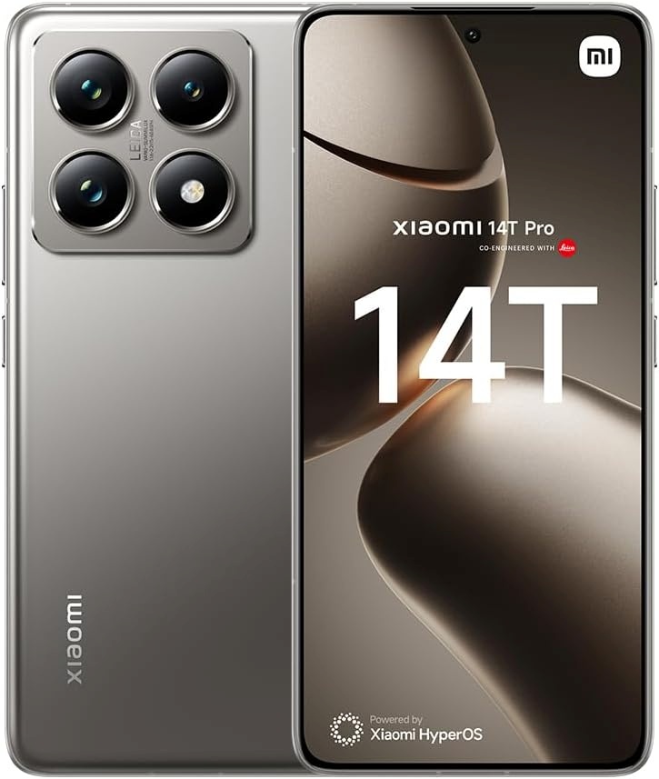 Xiaomi mobiiltelefon 14T Pro 512GB/12GB 5G Titan Gray