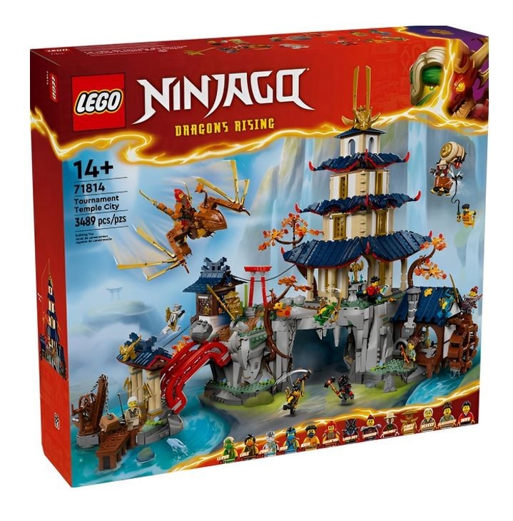 Lego klotsid 71814 Klocki Ninjago 71814 Turniejowe miasto ze świątynią