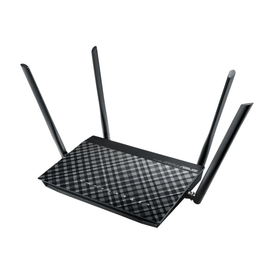 ASUS ruuter DSL-AC55U AC1200, Dualband Wireless (2.4GHz / 5GHz) 4G VDSL2/ADSL Modem, Annex A&B