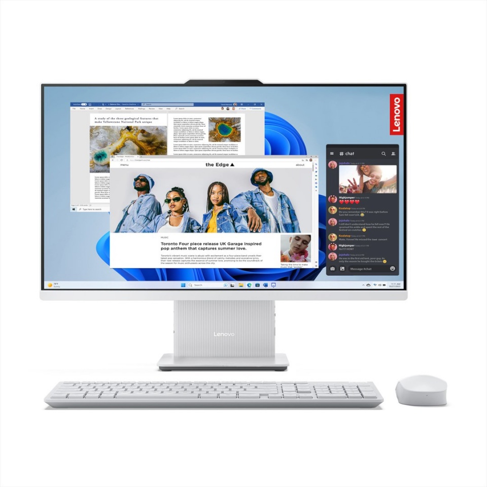 Lenovo lauaarvuti IdeaCentre AIO 27IRH9 i5-13420H 27"FullHD Touch IPS 300nits LBL 24GB DDR5 5200 SSD1TB Intel UHD Graphics Cam 5.0MP W11Pro Cloud hall