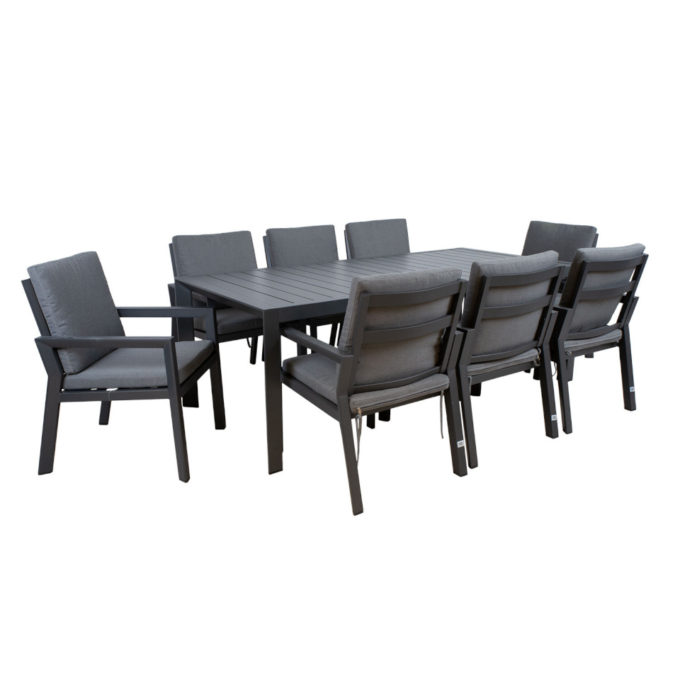 H4Y aiamööblikomplekt TOMSON laud ja 8 tooli