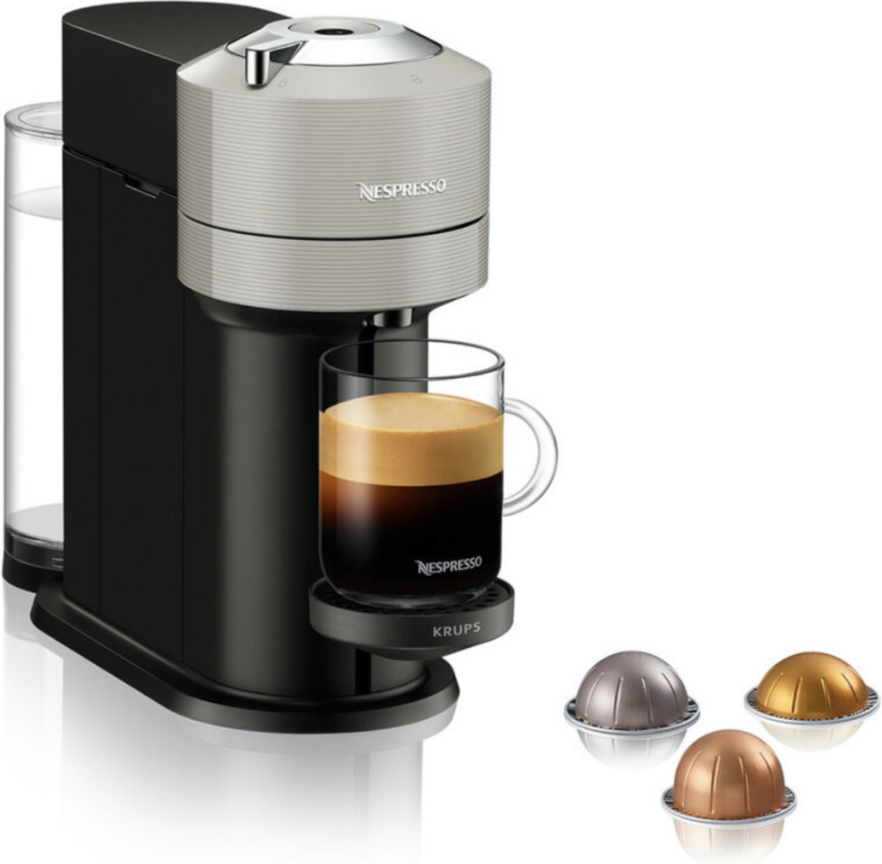 Krups kapselkohvimasin Nespresso Vertuo Next Capsule Machine, must/hall