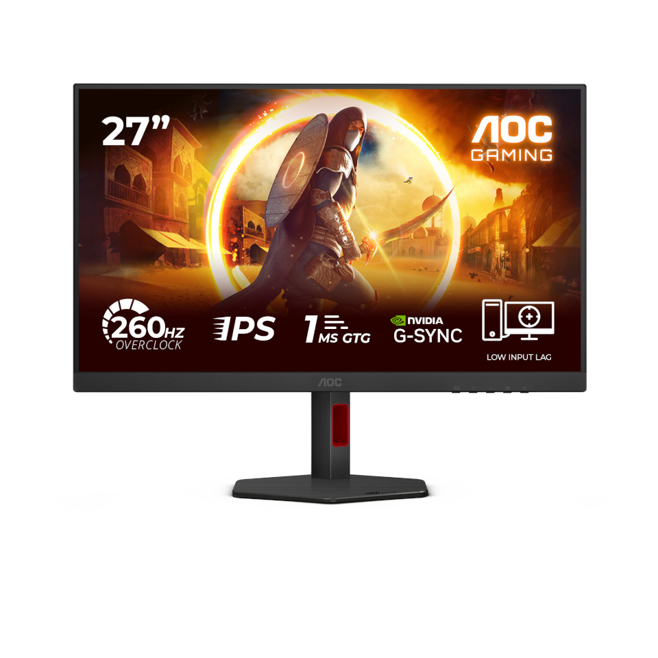 AOC monitor 27G4ZR mängurimonitor, 27", must