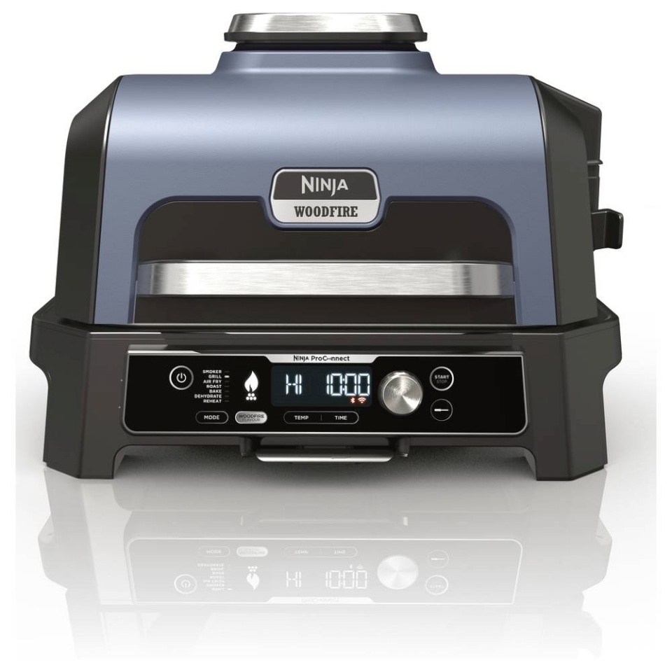 Ninja väligrill OG901EU Woodfire Pro Connect XL Electric BBQ Grill & Smoker, sinine/must 