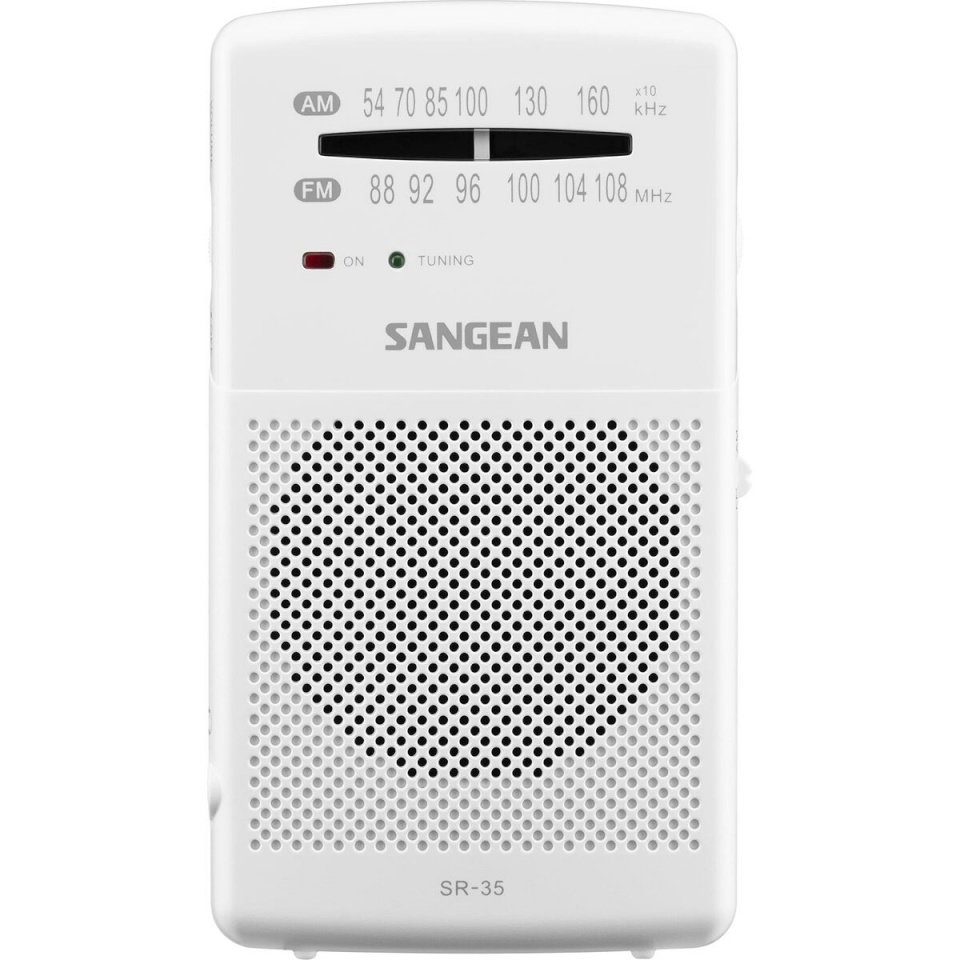 Sangean Raadio SR35W BLANCO valge