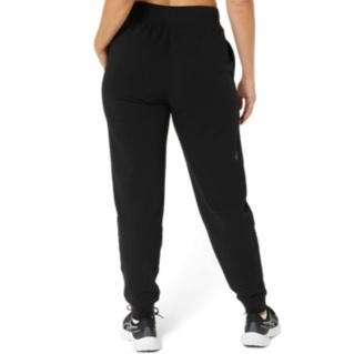 Asics dressipüksid LOGO SWEATPANT naistele must - suurus XL