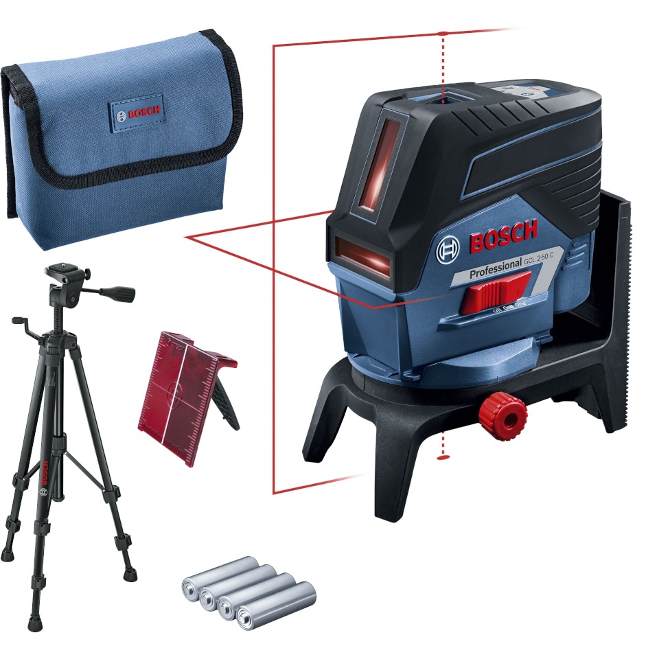 Bosch mõõtevahend GCL 2-50 C + RM2 + BT150