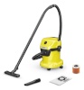 Karcher tolmuimeja/1000W Drum, Dry & Wet,, Dust Bag, must kollane