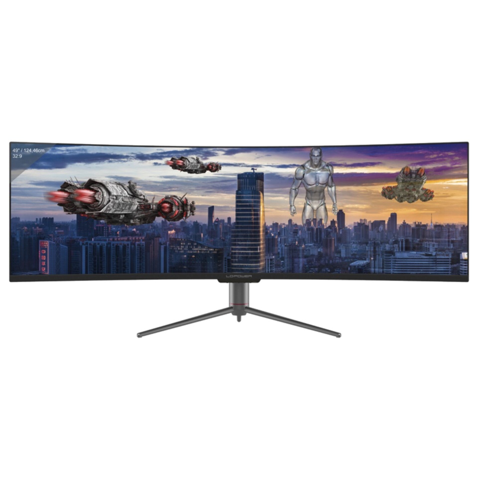 LC-Power monitor 124,5cm (49") LC-M49-DQHD-120-C-Q (Speditionsversand)