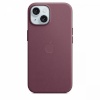 Apple kaitsekest FineWoven Case with MagSafe for iPhone 15 Mulberry, lilla