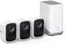 Anker turvakaamera eufyCam 3C Surveillance System with Three Cameras, 4K Resolution, valge