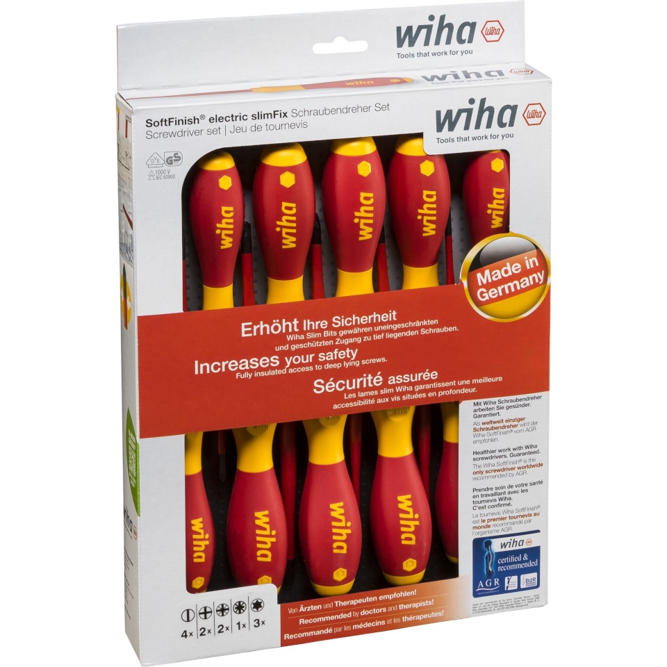 Wiha kruvikeeraja 3201K12 SoftFinish electric slimFix