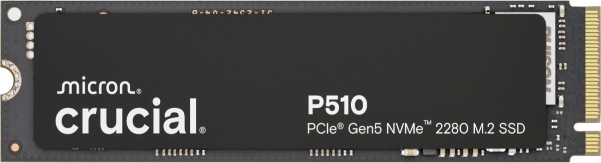 Crucial kõvaketas SSD P510 1TB M.2 NVMe Gen5 2280 11000/9500 MB/s