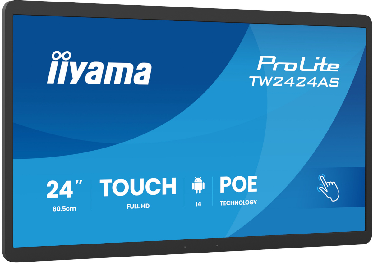 iiyama monitor 60,5cm (23.8") TW2424AS-B3P 16:9 M-Touch USBC Android