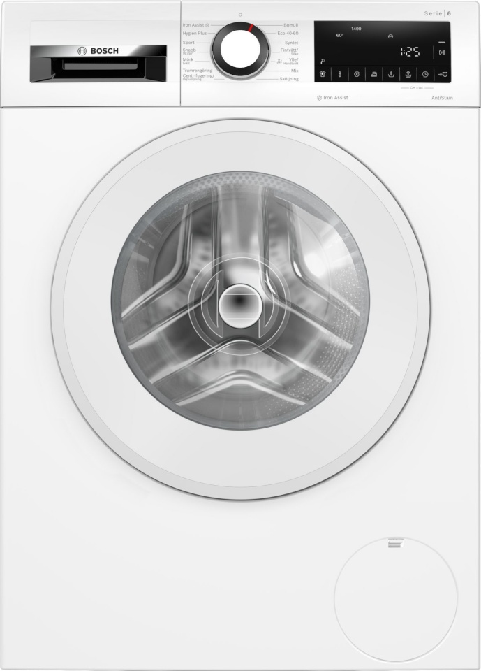 Bosch pesumasin WGG244ZASN Series 6 Washing Machine, 9kg, 1400 p/min, valge