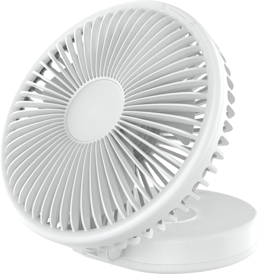 Platinet akuventilaator PRDF0396 Rechargeable Fan, 2400mAh, valge