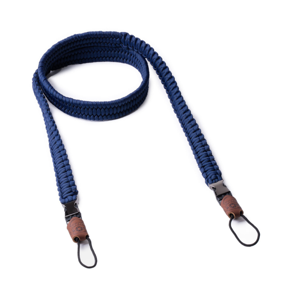 C-Rope Traveler Paracord tumesinine 125cm kaamerarihm