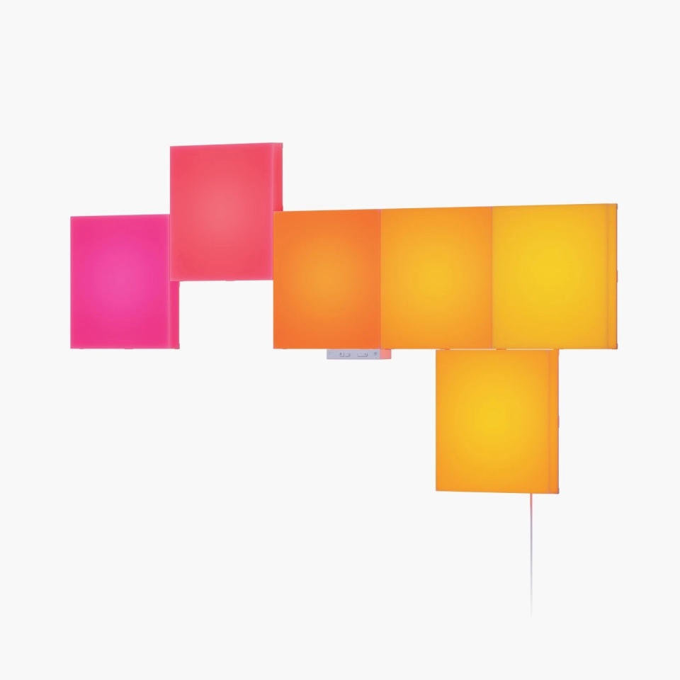 Nanoleaf Blocks Big Squares Starter Kit (6 Panels) colours