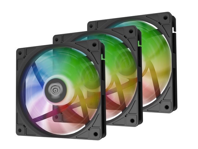 Genesis korpuse jahutus Fan OXAL 120 ARGB 3-PACK must