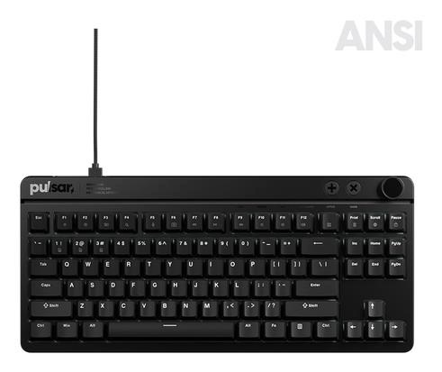 - klaviatuur USB Xboard Ms Tkl ansi must Xbms01 Pulsar