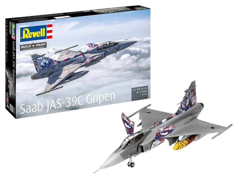 Revell Plastic model SAAB Jas 39C Gripen 1/72 aircraft