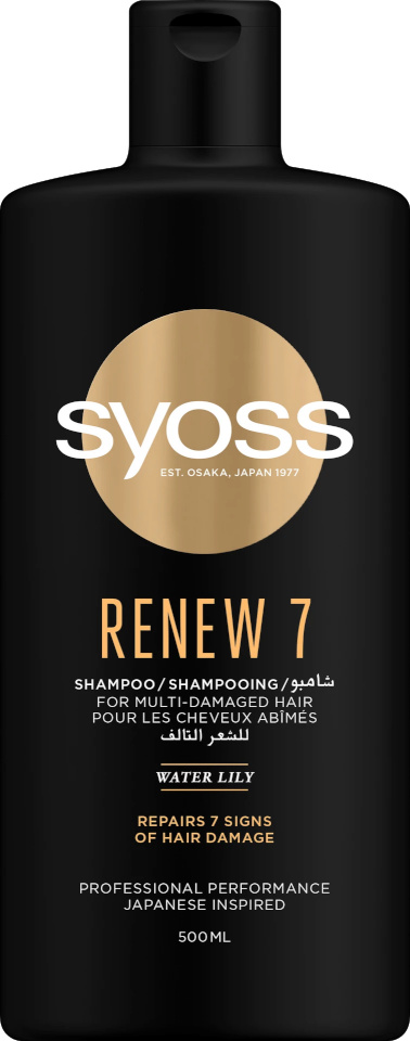 Syoss šampoon Renew 7 Shampoo 500ml, naistele