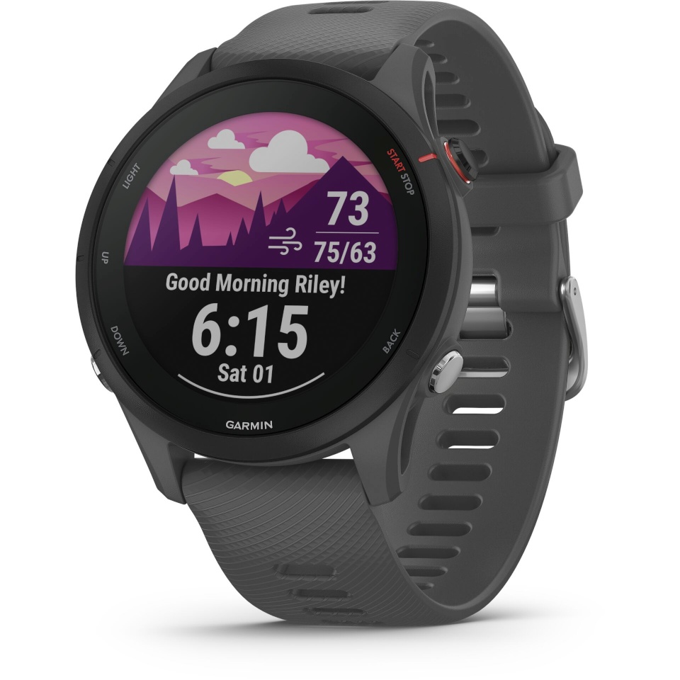 Garmin pulsikell Forerunner 255 Slate Grey, tumehall