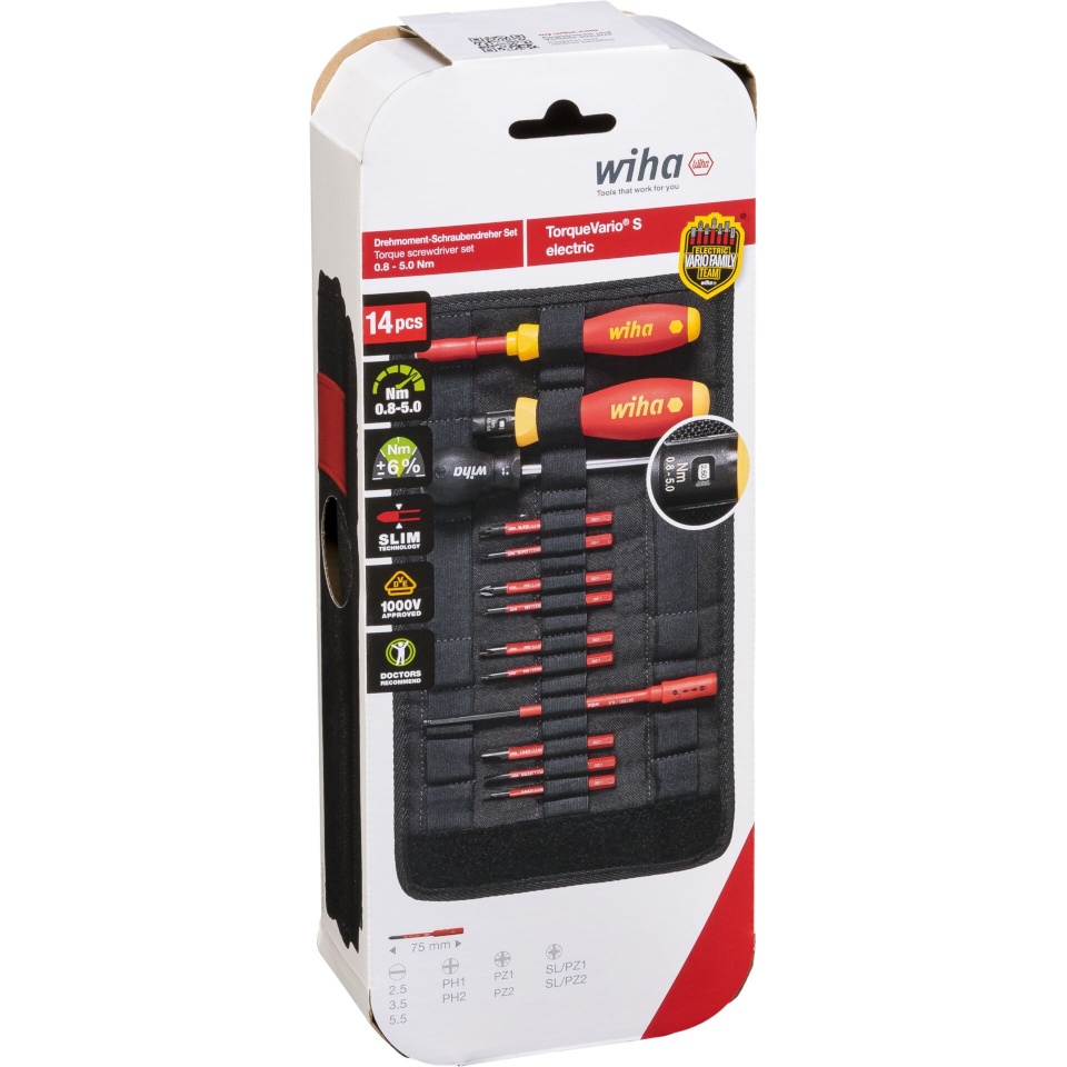Wiha kruvikeeraja 2872T13 TorqueVario-S electric 0,8-5,0 Nm