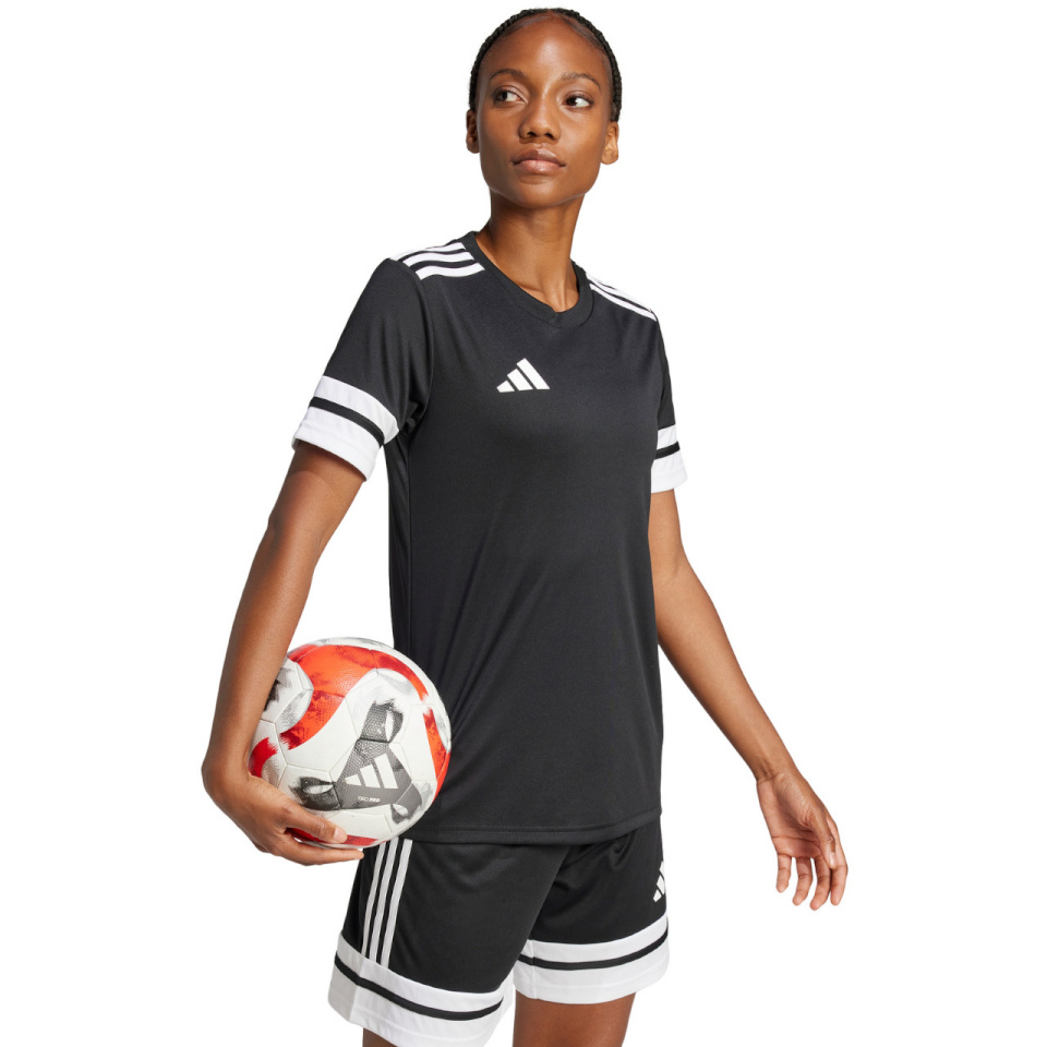 Adidas Teamwear T-särk naistele Squadra 25 Jersey must JI9986 suurus XS